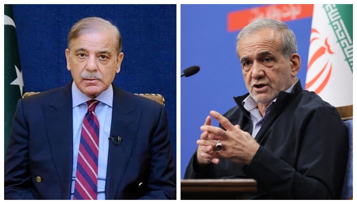 خطے کے دیگر ممالک کیساتھ تنازع میں پڑنے کا کوئی ارادہ نہیں: ایرانی صدر کی شہباز شریف سے گفتگو